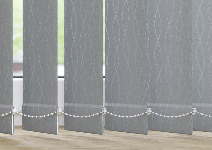 Deanna, River Grey - Vertical Blind Slats - Image 3